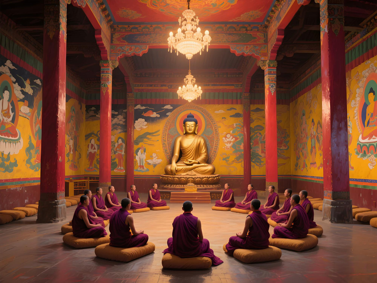 ‌A Day in the Life of a Tibetan Buddhist Monk - BuddhaEnergyHealing