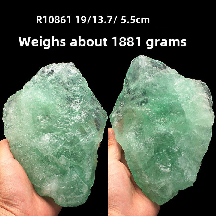 Natural Colored Stone Green Fluorite - BuddhaEnergyHealing