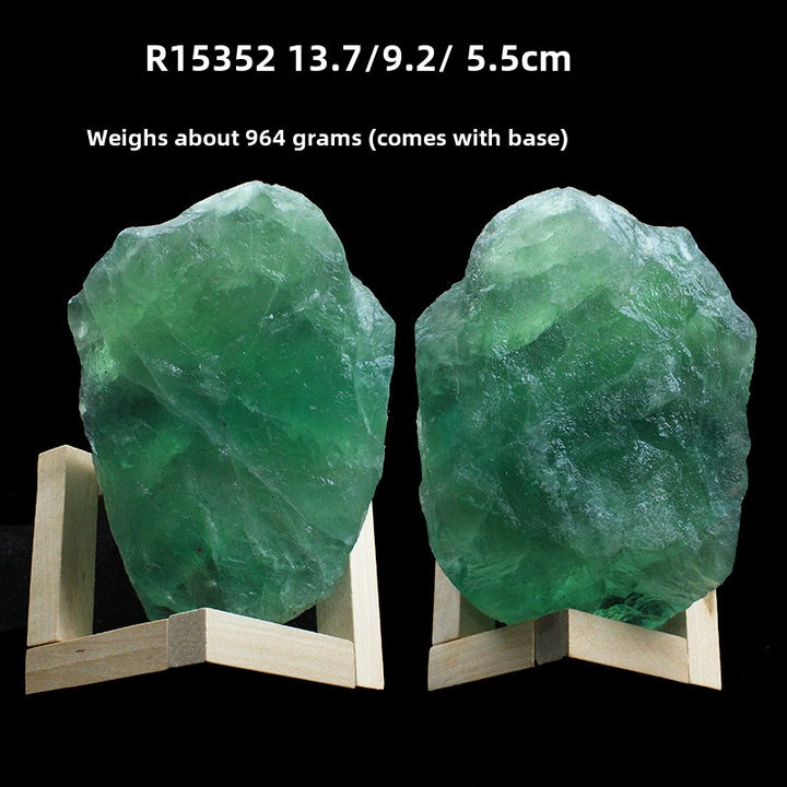 Natural Colored Stone Green Fluorite - BuddhaEnergyHealing