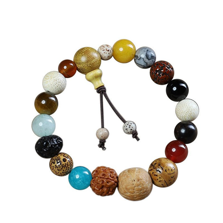 18 - Seed Multi - Treasure Bodhi Protection Bracelet - BuddhaEnergyHealing