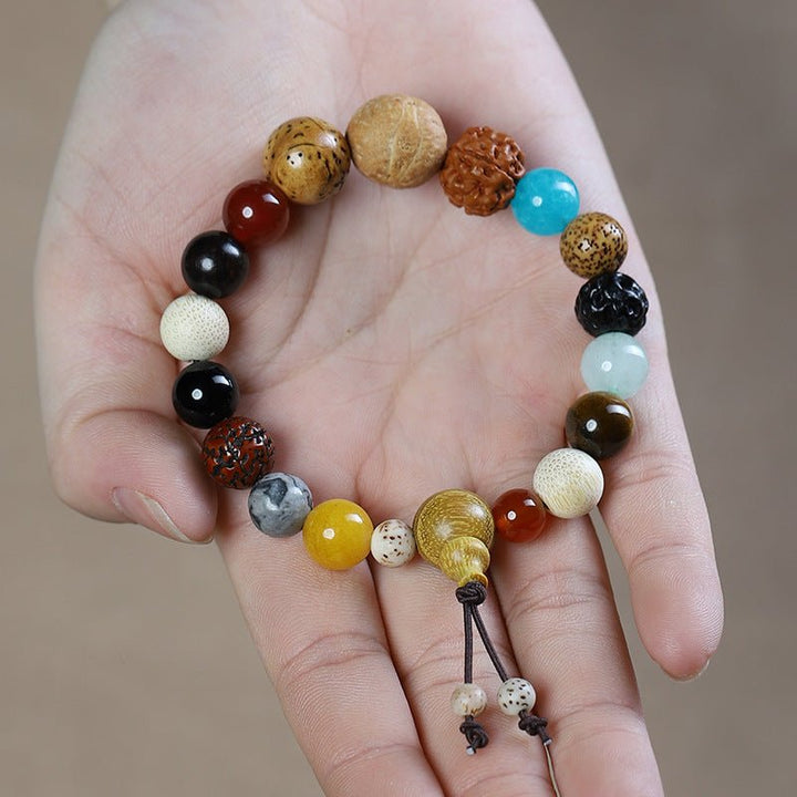 18 - Seed Multi - Treasure Bodhi Protection Bracelet - BuddhaEnergyHealing