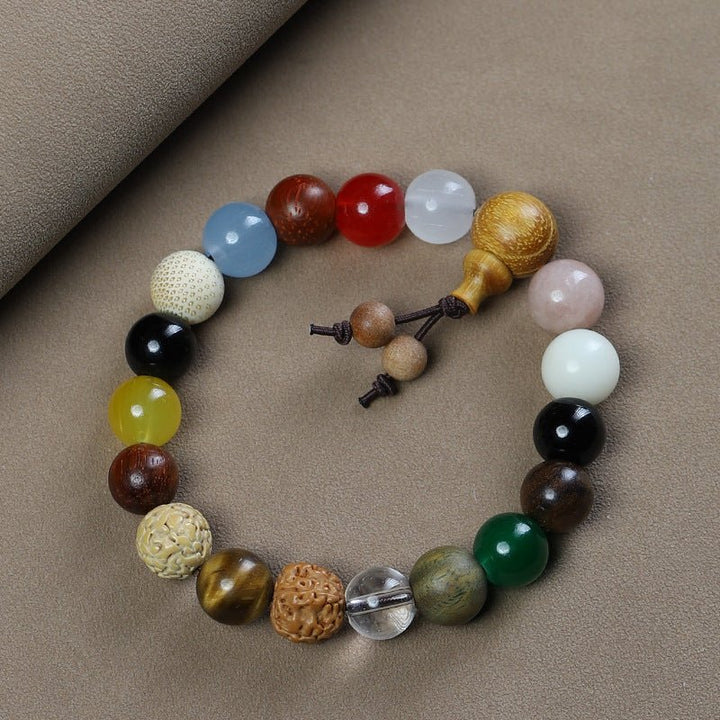 18 - Seed Multi - Treasure Bodhi Protection Bracelet - BuddhaEnergyHealing