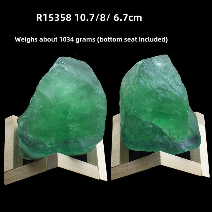 Natural Colored Stone Green Fluorite - BuddhaEnergyHealing