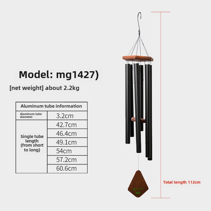 Premium Wooden Zen Tuning Music Wind Chime Hanging Ornament - BuddhaEnergyHealing