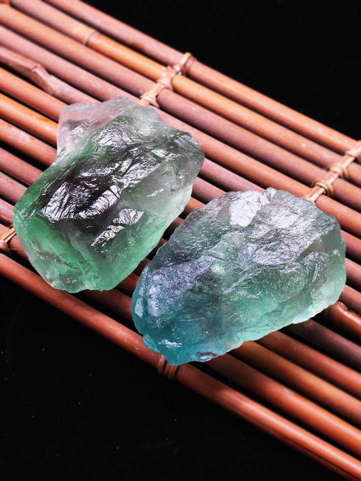 Natural Colored Stone Green Fluorite - BuddhaEnergyHealing