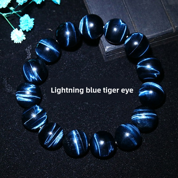 Natural Blue Tigerite Protection Energy Bracelet