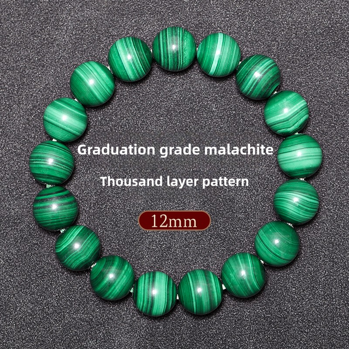 Natural Malachite Layered Green Bracelet - BuddhaEnergyHealing