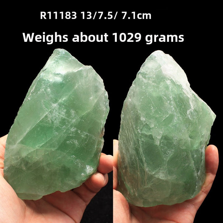 Natural Colored Stone Green Fluorite - BuddhaEnergyHealing