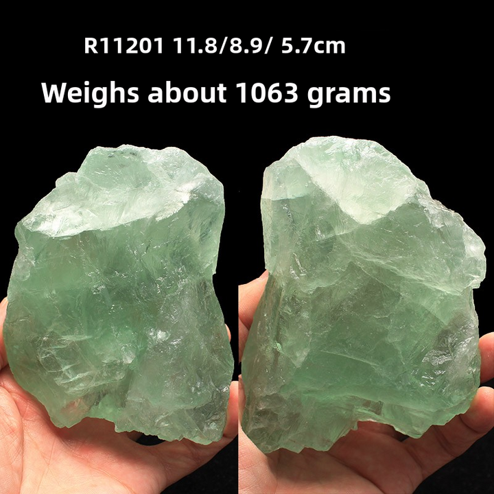 Natural Colored Stone Green Fluorite - BuddhaEnergyHealing