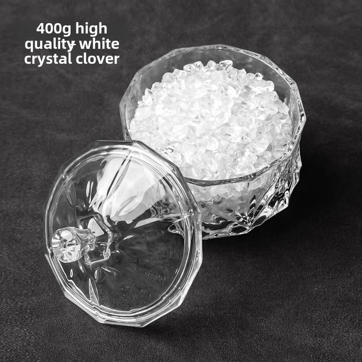 Natural Degaussing White Crystal Purification Crystal Bowl Degaussing Bowl - BuddhaEnergyHealing