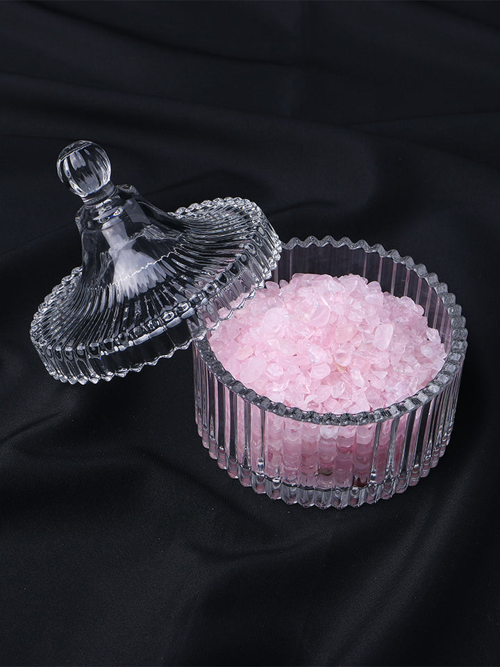 Natural Degaussing White Crystal Purification Crystal Bowl Degaussing Bowl - BuddhaEnergyHealing