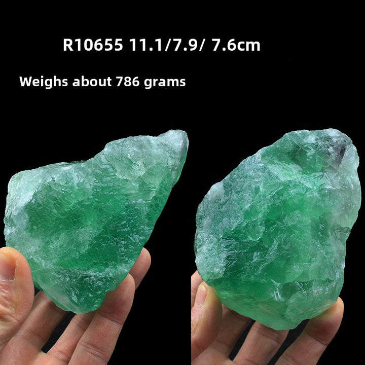 Natural Colored Stone Green Fluorite - BuddhaEnergyHealing