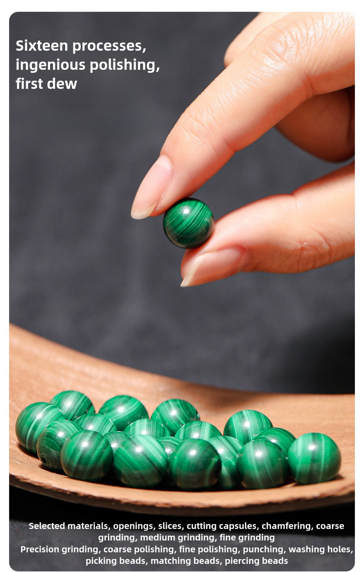 Natural Malachite Layered Green Bracelet - BuddhaEnergyHealing