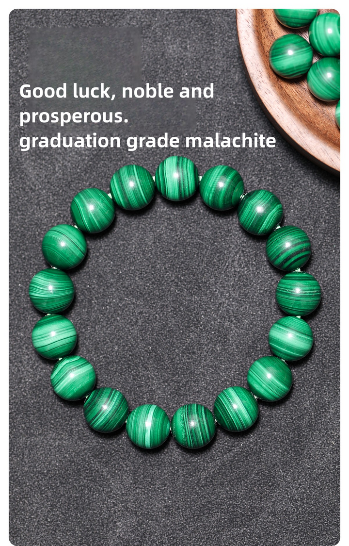 Natural Malachite Layered Green Bracelet - BuddhaEnergyHealing