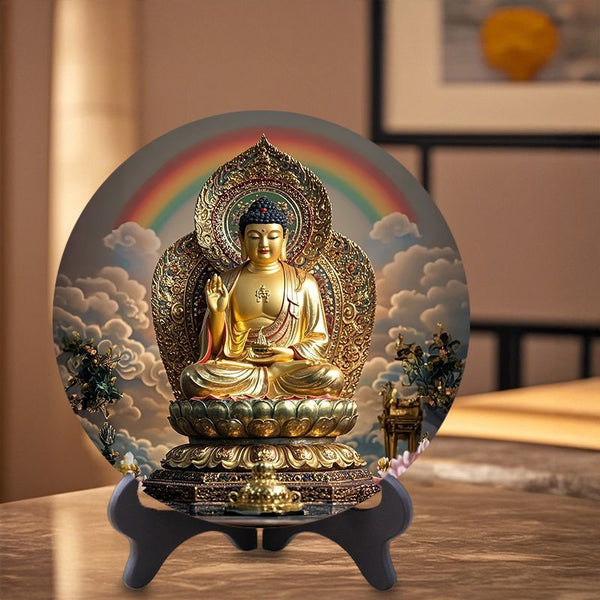 Amitabha Buddha Shakyamuni Blessing Peace Protection Meditation Ornament - BuddhaEnergyHealing