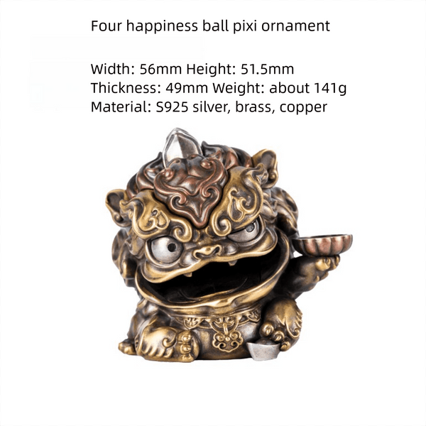 Baby Girl Golden Toad Koi Magpie KIRIN Dragon Lucky Ornaments - BuddhaEnergyHealing