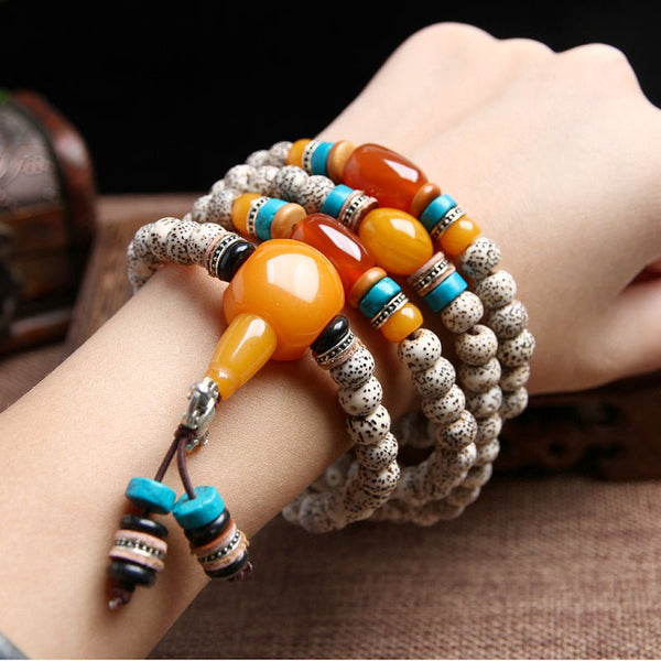 Bodhi Seed 108 Bracelets & Necklaces Meditation Energy - BuddhaEnergyHealing