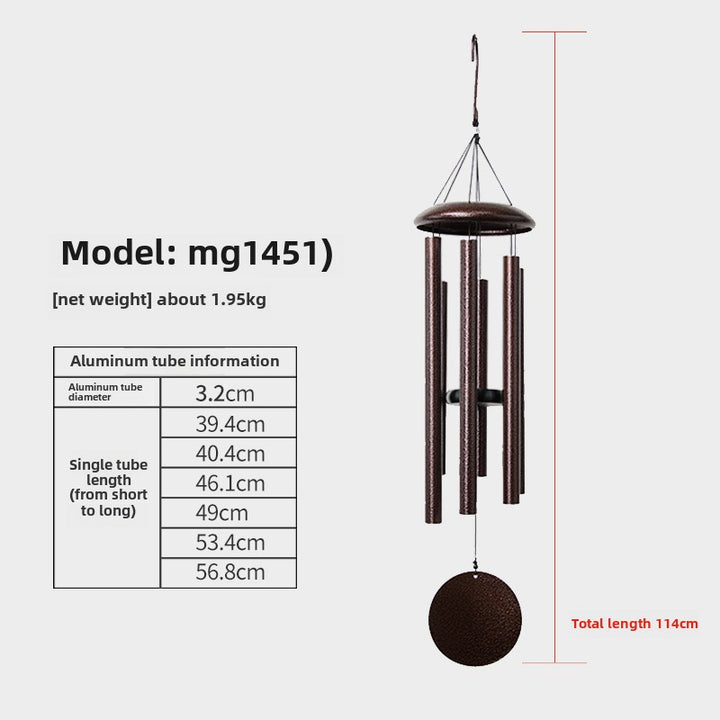 Premium Wooden Zen Tuning Music Wind Chime Hanging Ornament - BuddhaEnergyHealing