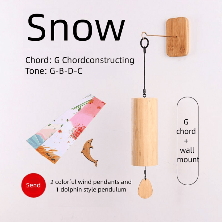 Chord Wind Chimes Hand - Cranked Wind Calm Meditation Peace Chimes - BuddhaEnergyHealing