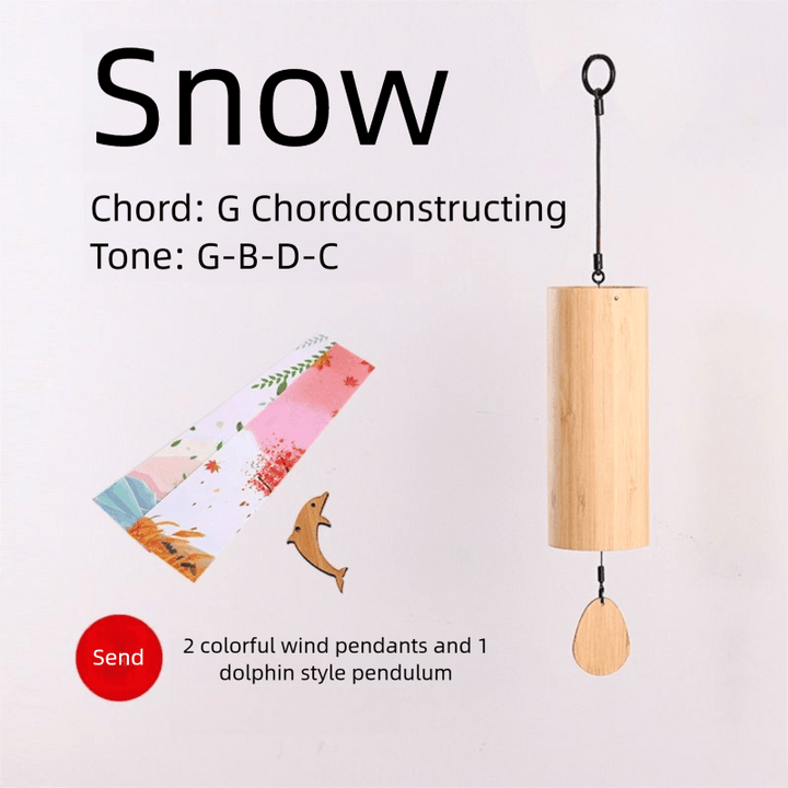 Chord Wind Chimes Hand - Cranked Wind Calm Meditation Peace Chimes - BuddhaEnergyHealing