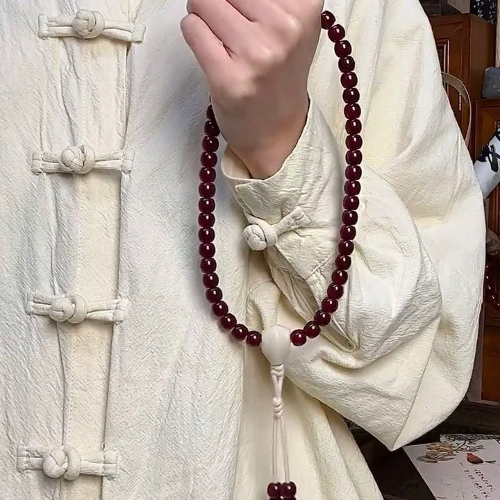 Cinnabar for Bodhi Rosary Rosary Protection Meditation Bracelet - BuddhaEnergyHealing