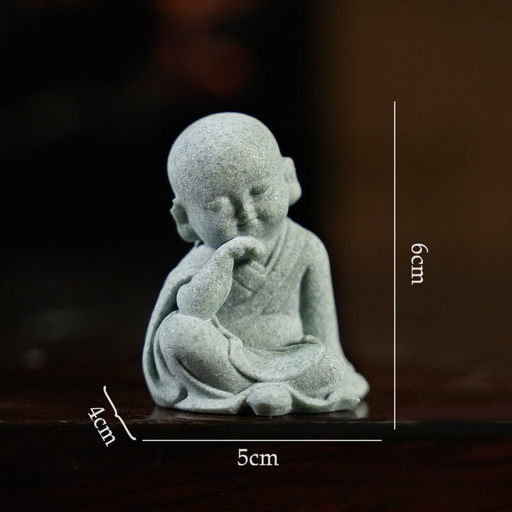 Creative Cute Fun Samanera Peace Calm Ornaments - BuddhaEnergyHealing