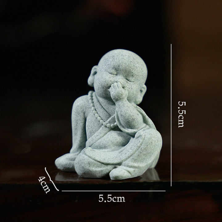 Creative Cute Fun Samanera Peace Calm Ornaments - BuddhaEnergyHealing