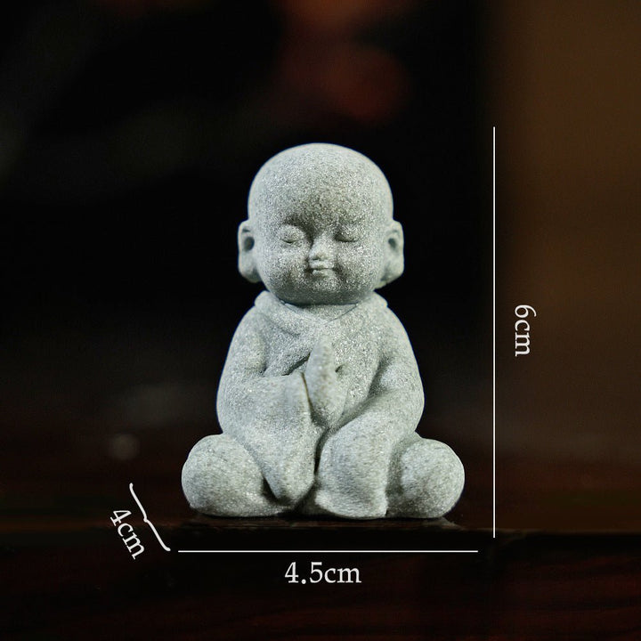 Creative Cute Fun Samanera Peace Calm Ornaments - BuddhaEnergyHealing