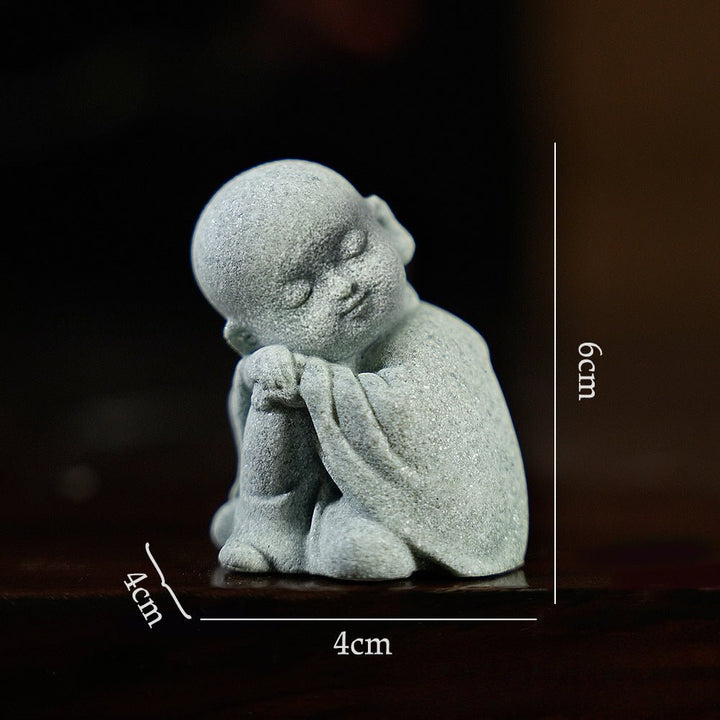 Creative Cute Fun Samanera Peace Calm Ornaments - BuddhaEnergyHealing