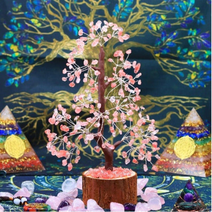 Crystal Money Wealth Lucky Tree - BuddhaEnergyHealing