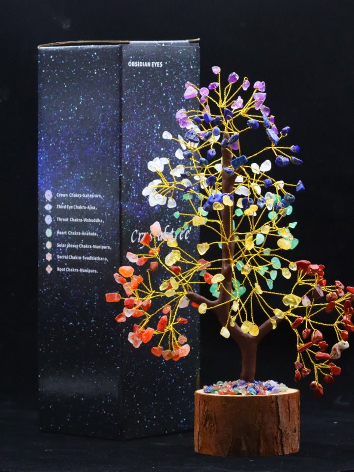 Crystal Money Wealth Lucky Tree - BuddhaEnergyHealing