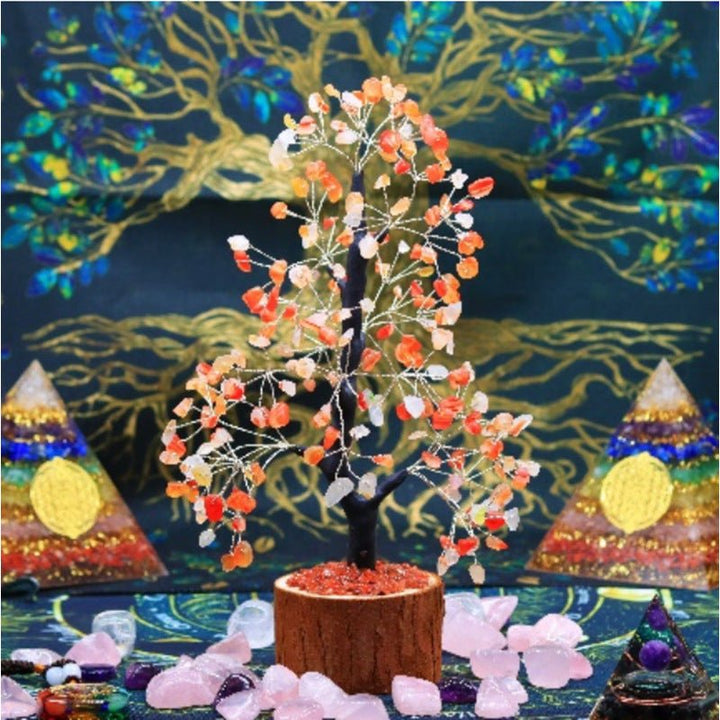 Crystal Money Wealth Lucky Tree - BuddhaEnergyHealing