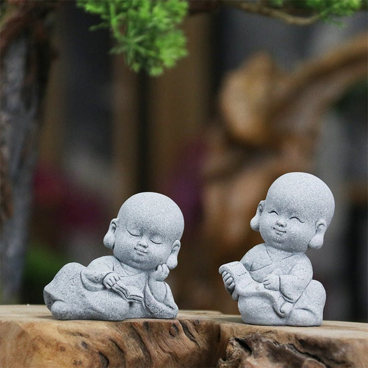 Cute Samanera Calm Ornaments - BuddhaEnergyHealing