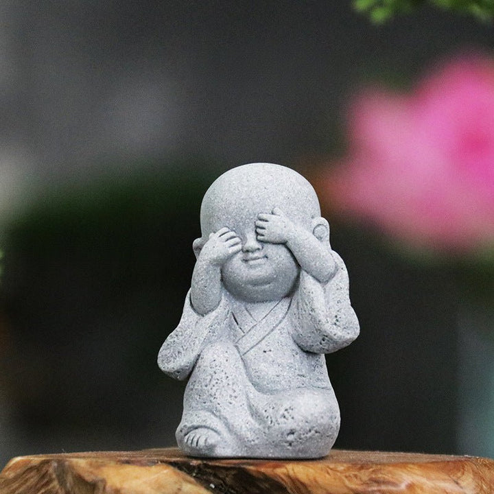 Cute Samanera Calm Ornaments - BuddhaEnergyHealing
