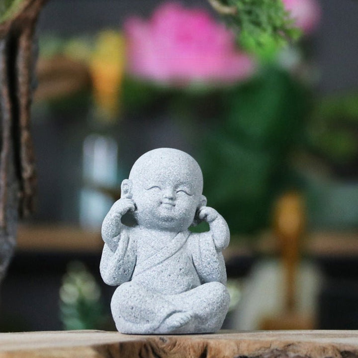 Cute Samanera Calm Ornaments - BuddhaEnergyHealing