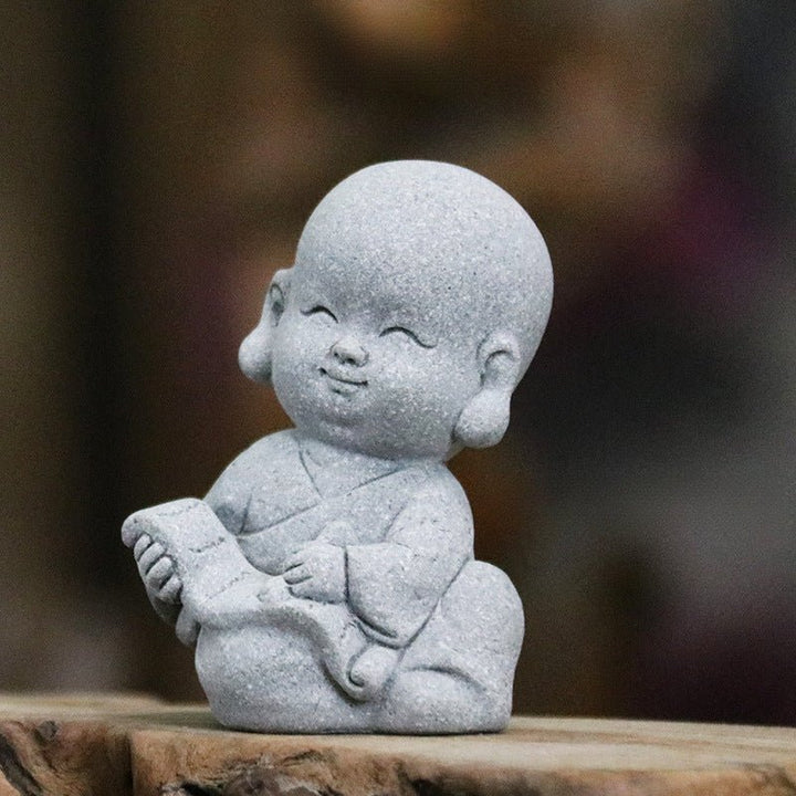 Cute Samanera Calm Ornaments - BuddhaEnergyHealing