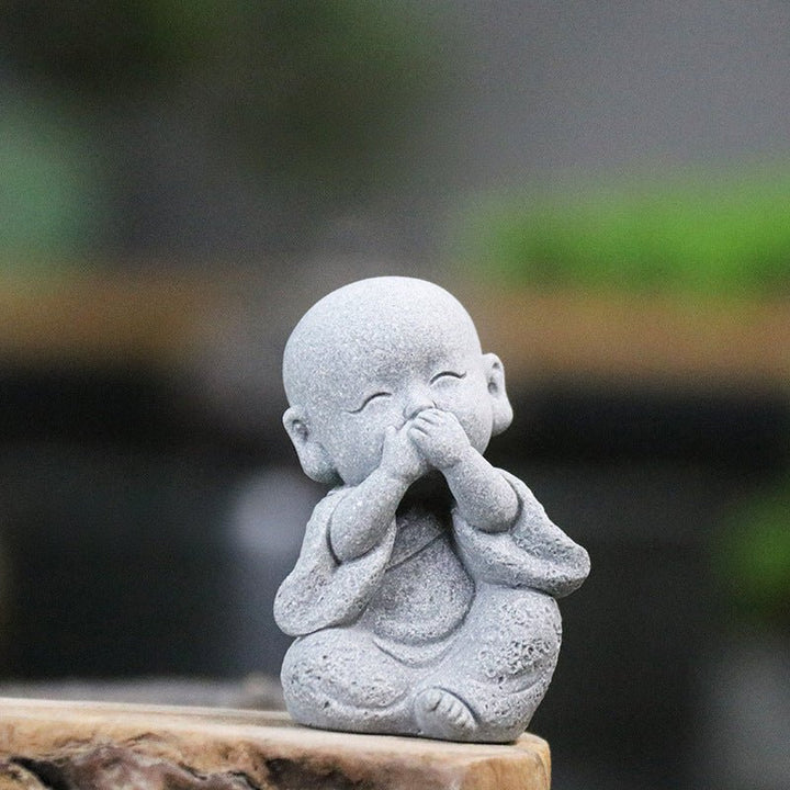 Cute Samanera Calm Ornaments - BuddhaEnergyHealing