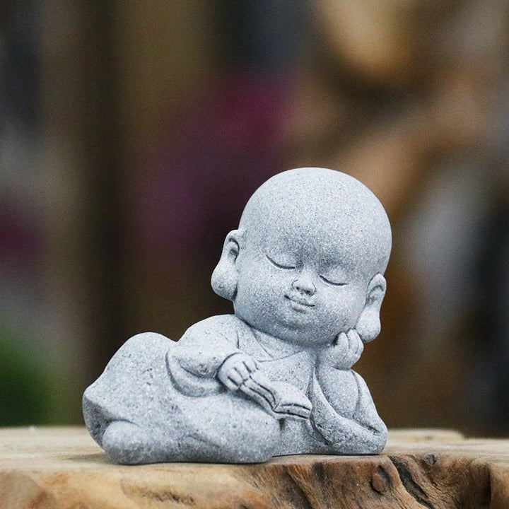 Cute Samanera Calm Ornaments - BuddhaEnergyHealing