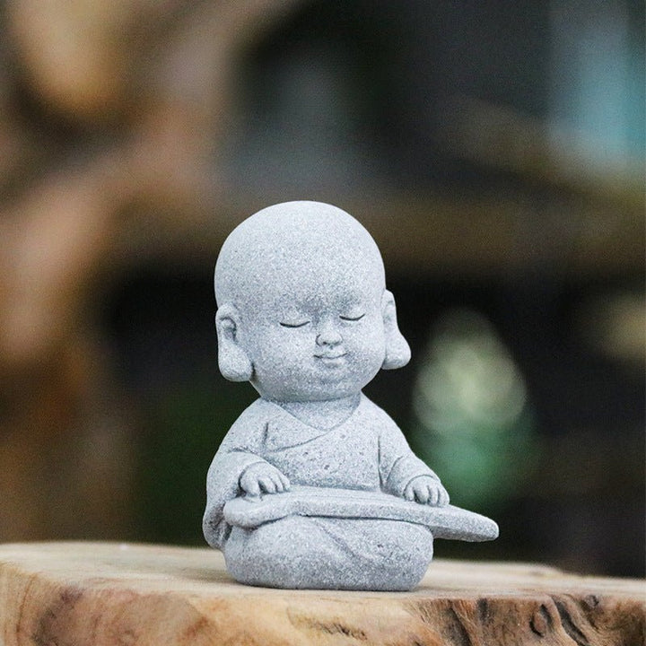 Cute Samanera Calm Ornaments - BuddhaEnergyHealing