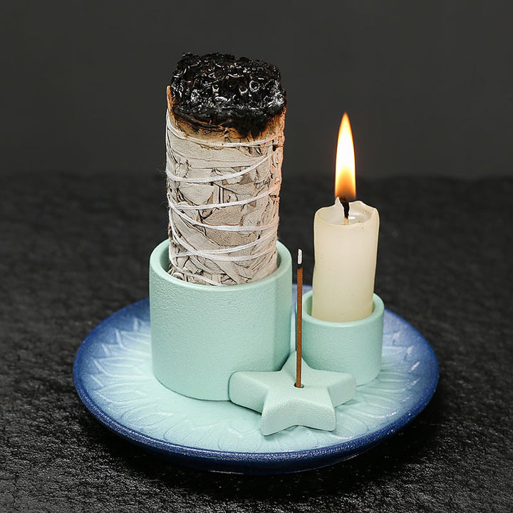 Ceramic Aromatherapy Candle Holder Aromatherapy Burner - BuddhaEnergyHealing