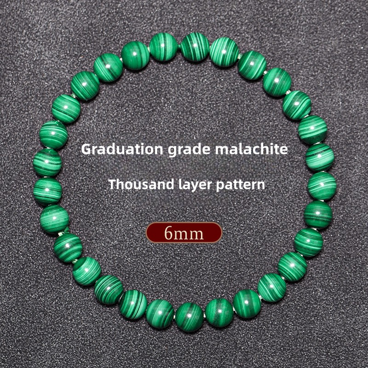 Natural Malachite Layered Green Bracelet - BuddhaEnergyHealing