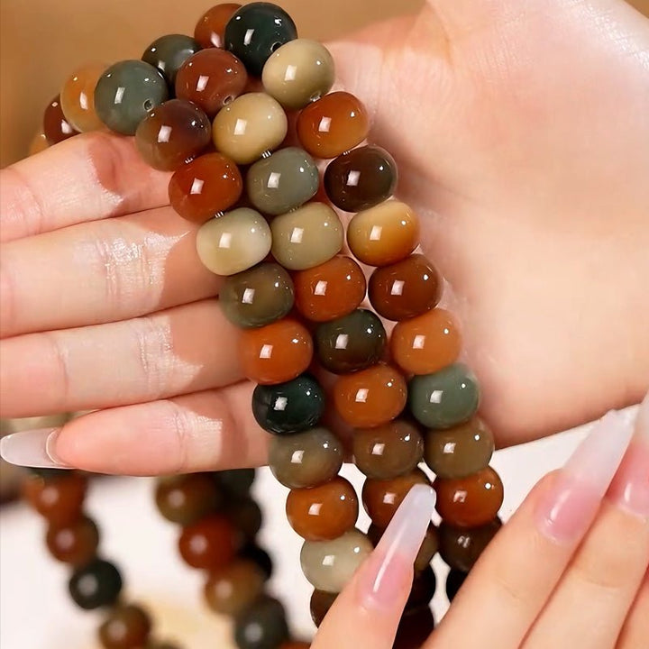 Dunhuang Kweichow Moutai Bodhi Seed 108 Beads Meditation Energy Bracelet - BuddhaEnergyHealing