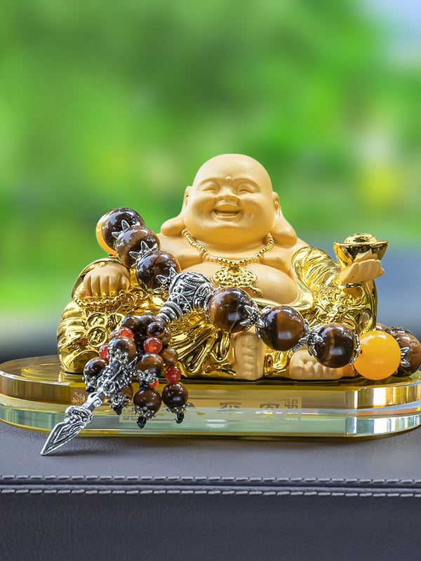 2025 New Maitreya Buddha Statue Car Ornaments Ensure Safety - BuddhaEnergyHealing