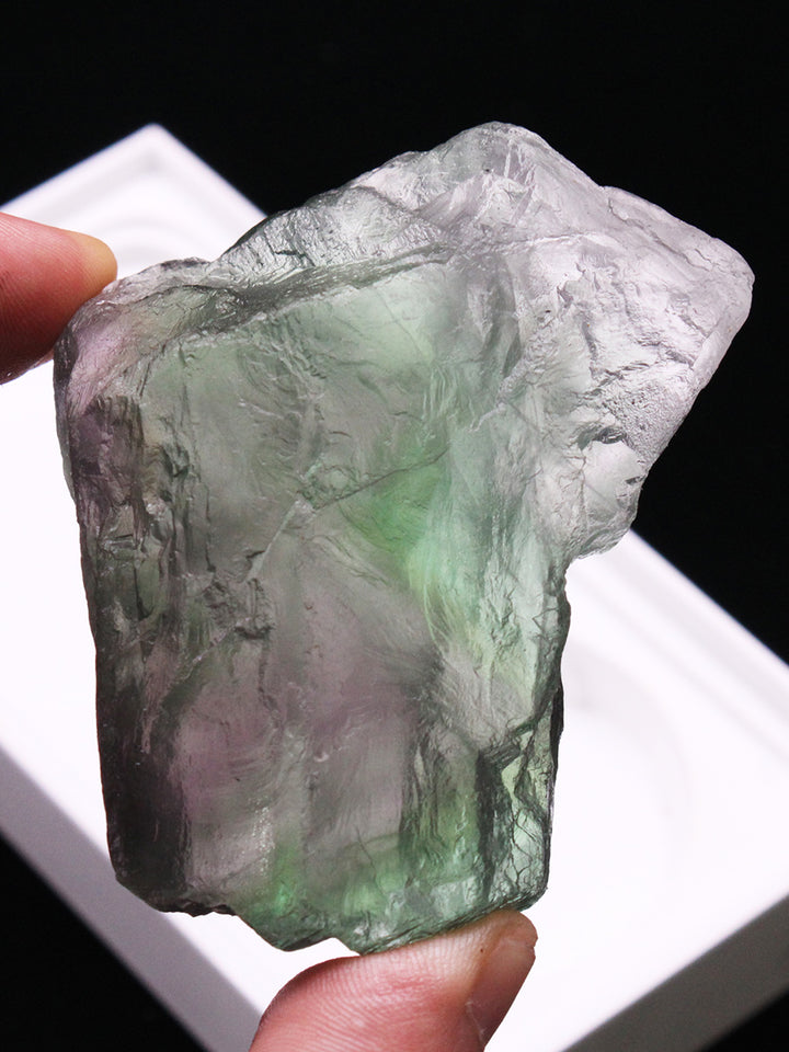 Natural Colored Stone Green Fluorite - BuddhaEnergyHealing