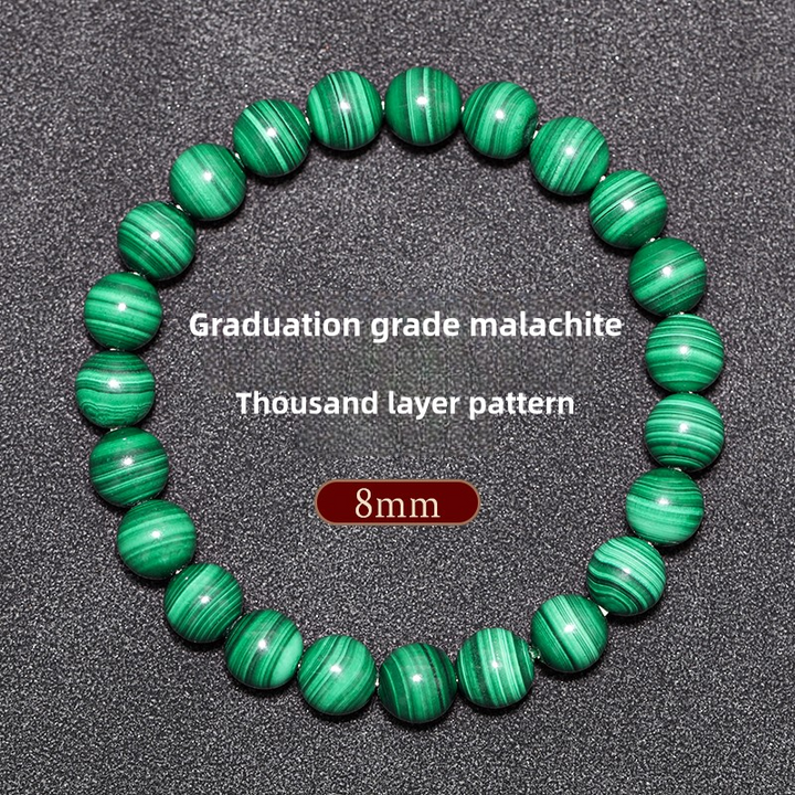 Natural Malachite Layered Green Bracelet - BuddhaEnergyHealing