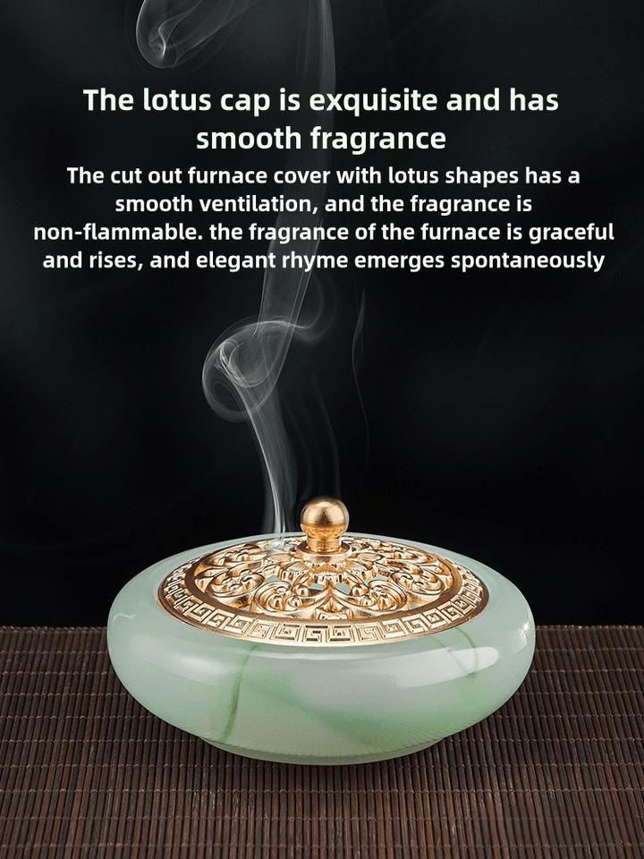 Glass Incense Meditation Energy Burner - BuddhaEnergyHealing