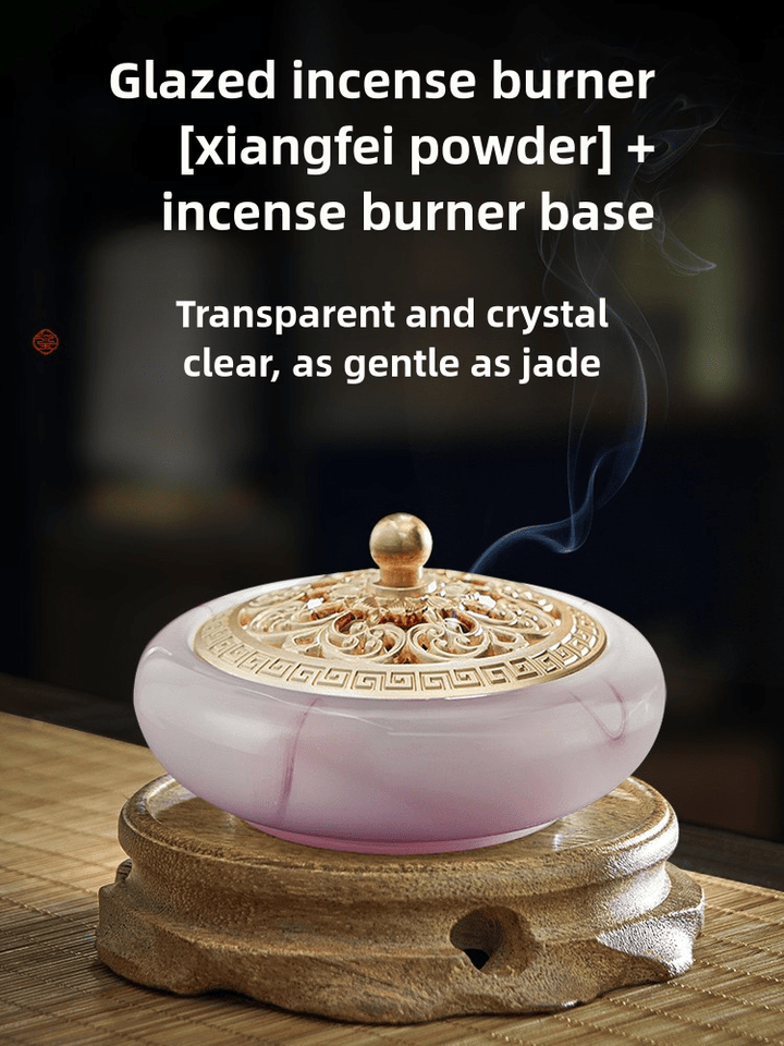 Glass Incense Meditation Energy Burner - BuddhaEnergyHealing
