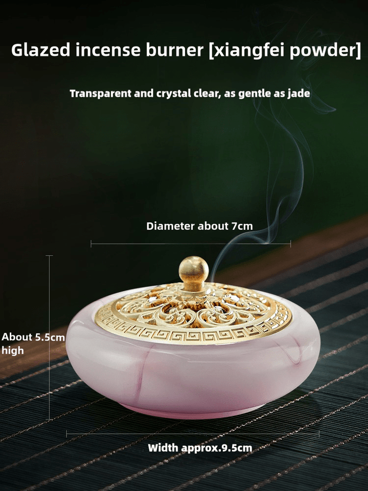 Glass Incense Meditation Energy Burner - BuddhaEnergyHealing