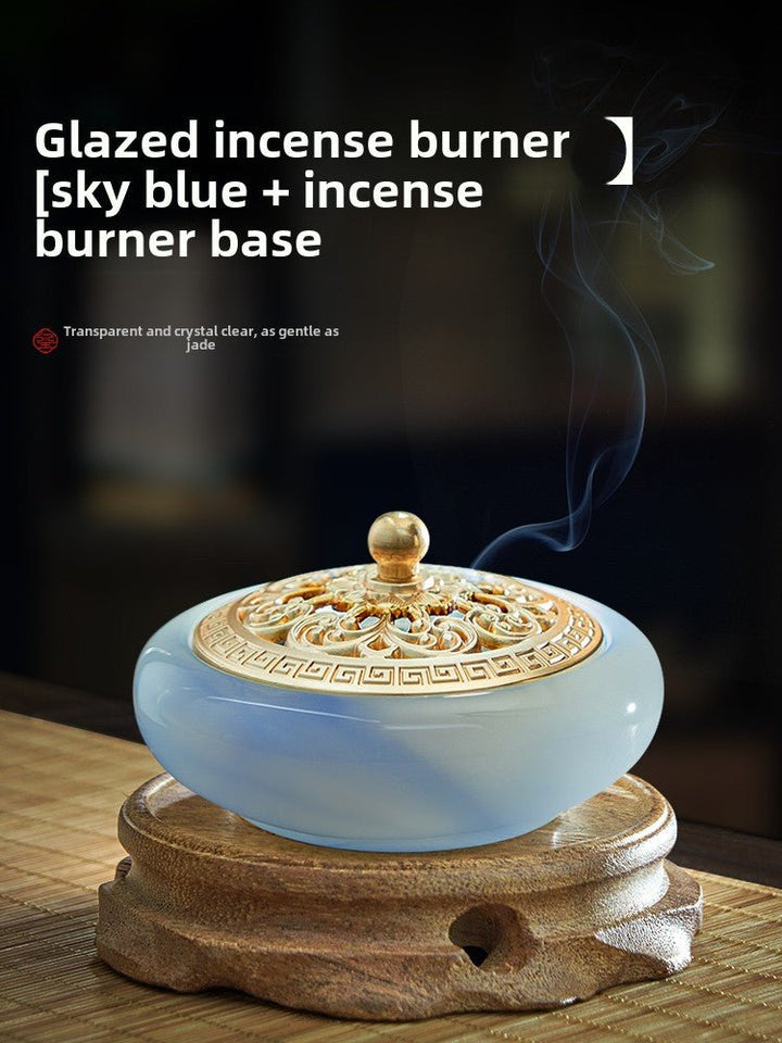 Glass Incense Meditation Energy Burner - BuddhaEnergyHealing