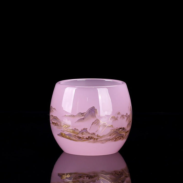 Glass Thousand - Li Landscape Cup - BuddhaEnergyHealing